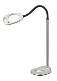 Fulcrum Magnifier 12 LED Floor Lamp