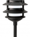 Paradise GL22764BK Low Voltage Cast Aluminum 11-Watt Three Tier Path Light, Black