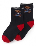 Ralph Lauren Childrenswear Toddler Boys' Polo Teddy Socks - Sizes 2-4 Toddler