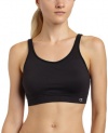 Champion Women's Double Dry Seamless Full Support Underwire Sports Bra, Black, 32/34D/DD