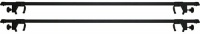 49-1/4 Roof Rack Cross Bars