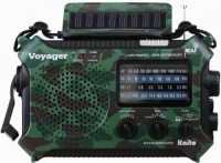 Kaito Voyager KA500 Solar/Crank Emergency AM/FM/SW NOAA Weather Radio, Camouflage