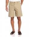 IZOD Men's Big-Tall Saltwater Flat Front Short, Cedarwood Khaki, 54