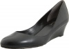 Cole Haan Women's Air Talia Closed-Toe Wedge Pump,Black,8 B US