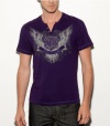 G by GUESS Roger Slit V-Neck Tee