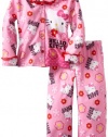 Girls Hello Kitty 2-Piece Coat Pajama Set