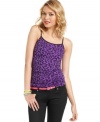 Gear-up for the sunny season with a tank top from Say What? that boasts an oh-so-hot leopard print!