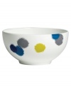 Vera Wang brings new excitement to white bone china with the tie-dye-inspired Ikat pattern from her collection of Wedgwood dinnerware. The dishes have splashes of indigo blue, citron and lavender that enhance this simple cereal bowl for a look that's sleek and modern yet refreshingly playful. (Clearance)