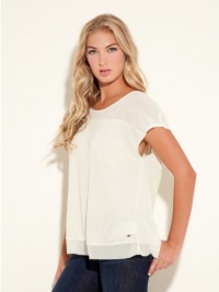 GUESS Antonia Sleeveless Top, SMART STONE (XS)