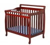 Dream On Me 3 In 1 Portable Convertible Crib, Cherry