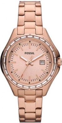 Fossil Women's AM4398 Dylan Mini Stainless Steel Rose Watch