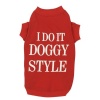 Zack & Zoey Small Doggy Style Dog T-Shirt, Red