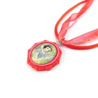 Necklace child Princesses Disney red.