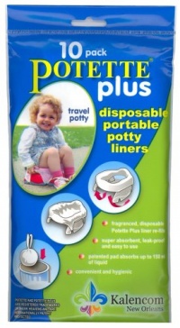 Kalencom Potette Plus On the Go Potty Liner Re-Fills 10-Pack