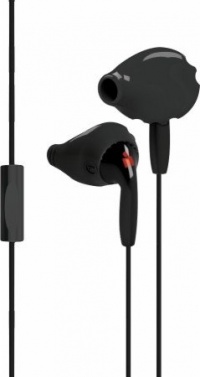 Yurbuds Ironman Inspire Talk Black In-Ear Sport Headphones with Inline Microphone