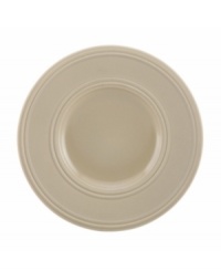 Elegance comes easy with the Fair Harbor dessert plate. Durable stoneware in a serene sandy hue is half glazed, half matte and totally timeless.