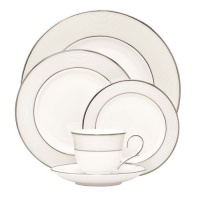 Lenox Opal Innocence Stripe 5-Piece Place Setting, Service for 1