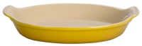 Le Creuset Stoneware 14-1/4-Inch Oval Au Gratin, Dijon