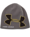 Show your Under Armour® pride with this oversized logo beanie.