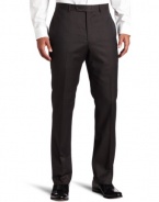 Tommy Hilfiger Men's Flat Front 100% Wool Dress Pant