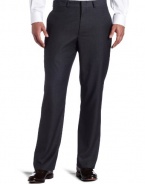 Kenneth Cole Reaction Men's Grey Solid Suit Separate Pant