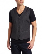 Kenneth Cole Men's Pinstripe Vest