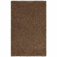 Townhouse Rugs Trendy Gold 8-Feet by 10-Feet Shag Rug