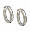 Macy's Sterling Silver Oval Hoop Earrings