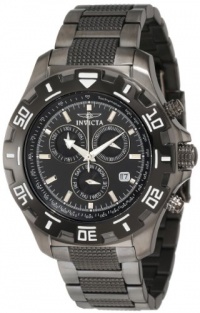 Invicta Men's 6412 Python Collection Chronograph Gun Metal Stainless Steel Watch