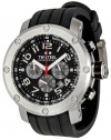 TW Steel Men's TW120 Grandeur Tech Black Silicon Strap Watch