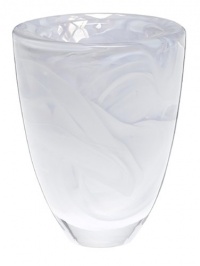 Kosta Boda Atoll Vase, White