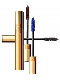 Specially formulated mascara creates a false lash effect and an intense look in a single stroke. The secret is in the triple-film complex: coating film for intensity, conditioning film for curve, and fixing film for long-lasting effectiveness. Brush applicator has nylon fibers of varying diameters to enhance volume. Imported. 