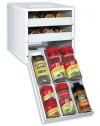 YouCopia Original SpiceStack 18-Bottle Spice Organizer, White