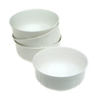 Mikasa Antique White 6-Inch Cereal Bowls, Set of 4