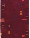 Nourison Dimensions, ND19 Burgundy Area Rug