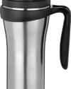 Trudeau Paige 16-Ounce Stainless Steel Travel Mug, Metallic