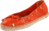 Lauren Ralph Lauren Women's Adeana Closed-Toe Espadrille,Tangerine,9 M US