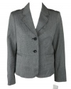 Charter Club Womens Petite Small Check Blazer