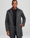 Michael Kors Herringbone Balmacaan Jacket