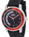 Invicta Men's 12845 Specialty Black Dial Watch with Red/Black Bezel