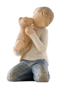 DEMDACO Willow Tree Figurine, Kindness Boy