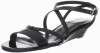 Cole Haan Women's Air Kierin Sandal,Black/Black Patent,6.5 B US