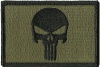 Punisher Tactical Patch - Olive Drab