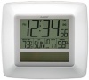 La Crosse Technology WT-8112U-WH Solar-Powered Atomic Digital Clock