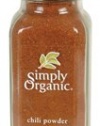 Simply Organic Chili Powder Certified Organic, 2.89-Ounce Containers  (Pack of 3)