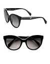 Prada PR23OS Sunglasses - 1AB/3M1 Black (Gray Gradient Lens) - 56mm