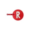 pb travel Leather Initial 'R' Luggage Tag