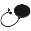 AGPtek® 6 inch Flexible Clamp On Microphone Pop Filter