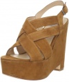 Dolce Vita Women's Garren Wedge Sandal, Tan, 7.5 M US