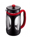 Bodum Young Press 34-Ounce Coffee Press, Black with Red Trim